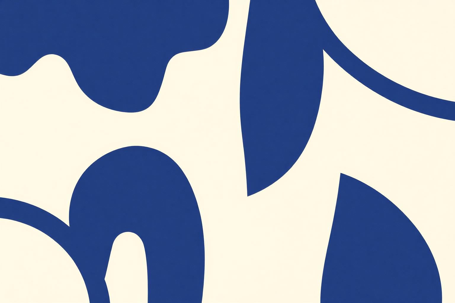 Abstract navy composition